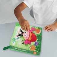 TTETTZ Livro de tecidos de atividade Sensory Toy Crinkle Book Infant Toy para idades de 0 a 6 meses meninos meninas - imagem 3