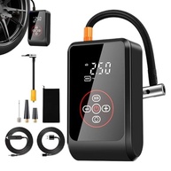 Compressor de Ar Portátil: Bomba Elétrica com Desligamento Automático e Tela LED | Essencial para Carro, Moto, Bike e Mais! - imagem 2