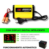 Carregador de Bateria Automotivo Inteligente 12V 2A Bivolt com Display Digital - Potencialize seu Veículo! - imagem 3