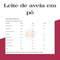 Leite de Aveia em Pó Solúvel 100% Natural, Vegano e Sem Lactose – Ca.Nuts (300g) - imagem 2