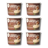 Mingau de Aveia Duplo Chocolate Com Avelã, Sem Açúcar Sem Glúten, Sem Leite e Vegano - 06 UNIDADES (pronto em 05 minutos) - imagem 2