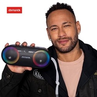 Caixa de Som Aiwa Bluetooth AWS-SP-01: 20W RMS, IP65, 15h Bateria e Luzes Multicores - imagem 3