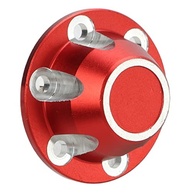 Tampa de Trava de Pneu RC Domary: Liga de Alumínio Premium para Axial 1/6 SCX6 JLU (Vermelho) - imagem 5
