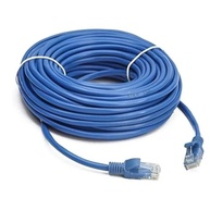 Cabo de rede 20 metros RJ45 Montado azul Cat5e - imagem 2