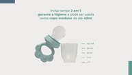 Prato de Silicone com Divisórias Infanti Piccolo Azul - Seguro, Prático e Ideal para Refeições Saudáveis - imagem 4