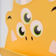 Babador de Silicone Papi Monstrinhos - Proteção Divertida e Prática para Bebês - imagem 3