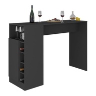 Balcão de Cozinha com Adega Integrada Multimóveis MP2144 Preto – Moderno, Funcional e com Espaço para Vinhos - imagem 2