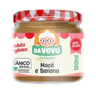 Kit 6 papinhas de frutas Da Vovó sabor Banana e maçã. - imagem 2