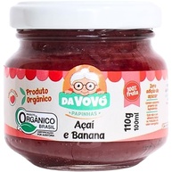 Da Vovó, Papinha infantil de Frutas, 100% Fruta, Orgânica, Sabor Açaí e Banana, 100ml - imagem 2