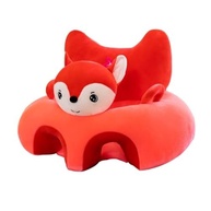 Almofada Infantil de Apoio para Bebê - Posição Sentada Segura e Confortável (Raposa Rosa e Vermelha) - imagem 4