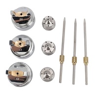 Conjunto Profissional de Bico de Fluido e Tampa de Ar para Pintura Automotiva - 3 Pontas de 1,4mm, 1,7mm e 2,0mm - imagem 2