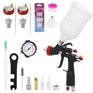 Kit Premium de Pistola de Pulverização Ar A610 LVLP + R500 Atualizada | Bicos 1,3/1,5/1,7mm - imagem 1