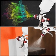 Kit de Pintura Profissional com Atomizador Ar 600ml e Bicos 1.4/1.7/2.0mm - Ideal para Carros, Móveis e Paredes - imagem 5