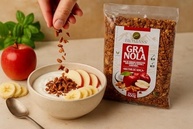 Granola Néctar de Maçã Biomass, Mix de Cereais com Frutas e Castanhas, Vegano, 400g - imagem 5
