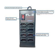 Filtro de Linha Upsai 8 Tomadas Bivolt: Proteção Essencial para Seus Eletrônicos - imagem 3