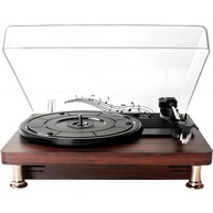 Vitrola Toca Disco Vinil Automático Bluetooth Vintage - Som de Alta Definição - imagem 1