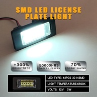 Luz de Placa LED BMW: Brilho Intenso e Instalação Plug-and-Play (Pacote com 2) - imagem 3