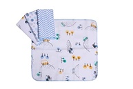 Paninho de Boca Estampado Karinho 32x32cm | 4 Unidades 100% Algodão Macio para Bebê - imagem 4