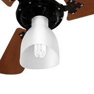 Kit Globo Luminária Universal para Ventiladores de Teto - Plástico Injetado com Bocal - imagem 4