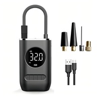 Compressor de Ar Portátil Digital Recarregável: Calibre Pneus e Bolas com Lanterna LED - imagem 1
