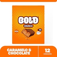 Barra de Proteína BOLD Crunch Caramelo & Chocolate (15g de Proteína) - Caixa com 12 unidades - imagem 1
