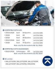 KELOKE Bomba de Combustível Alta Pressão para Audi A3/A6/S3/TT e VW GTI 2.0L (2015-2016) - Substituição # 06L127025R - imagem 3