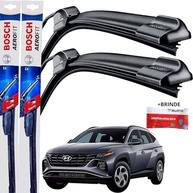 Par de Palhetas Limpador Parabrisa Bosch Aerofit Silicone Hyundai Tucson 2017-2024 - imagem 2