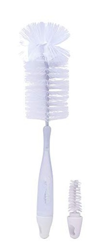 Lolly Escova Limpeza 2X1 Branca - Mini Escova para Higiene Delicada de Bicos e Peças Menores - imagem 1