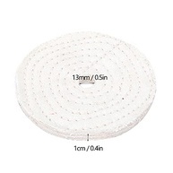 Roda de Polimento de Pano Algodão Branco 4" - 5 Peças para Joias e Metais com Acabamento Espelhado - imagem 5