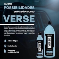 Vonixx Verse 1,5L: Renovador e Protetor de Plásticos Automotivos com Brilho Intenso - imagem 3