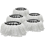 Kit 5 Refis de Microfibra Compatível com MOP Bettanin Brilhus Plus 16cm - Limpeza Profunda e Duradoura - imagem 1