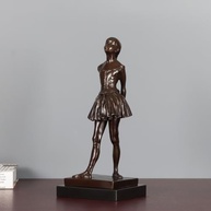 Pequena Dançarina de Bronze com Quatorze Anos - Réplica de Escultura Degas 26,4cm | Decoração Elegante e Presente Sofisticado - imagem 3