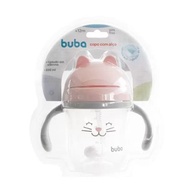 Copo com Alça Removível Buba Rosa - Silicone Seguro, Antivazamento e Livre de BPA - imagem 1