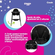 Cadeira de Refeição Cosco Kids Cook - Conforto e Estilo para as Refeições da Criança - imagem 5