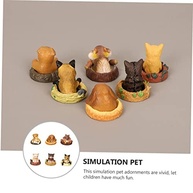 Conjunto de Modelos de Cães Decorativos - Estátuas Fofas para Mesa, Escritório e Carro - imagem 3