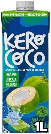 Água De Coco Esterilizada Kero Coco Caixa 1L - imagem 1