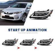 Faróis de LED HCMOTIONZ para Toyota Camry XV50 (2012-2014): Iluminação Superior com Animação de Inicialização e Seta Sequencial - imagem 4