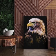 Quadro Decorativo em Canvas com Estampa de Águia - Estilo Moderno para Salas e Quartos - imagem 4