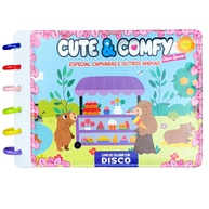 Livro de Colorir Cute & Comfy Super Special Edição 04: Capivaras e Animais Fofos - Encadernação em Disco - imagem 1