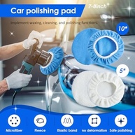 Capa de Polimento de Carro 15 Peças - Almofadas Reutilizáveis com Microfibra e Lã - imagem 3