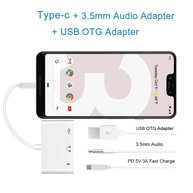 Adaptador USB-C 7 em 1: Lan, Áudio, Leitor de Cartão - imagem 3