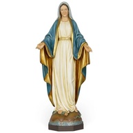 Estátua de Nossa Senhora da Graça Católica - 27,4 cm - Decoração Religiosa para Casa e Altar - imagem 2