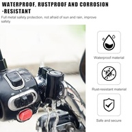 Trava Antifurto para Capacete de Moto e Bicicleta com 2 Chaves - Segurança Total - imagem 5
