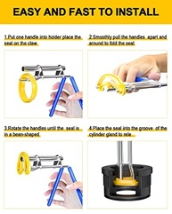 Kit Ferramentas Seal Twister: Instalação Rápida e Segura de Vedações de Cilindro Hidráulico - imagem 5