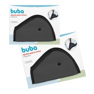 Kit 2 Ajustadores de Cinto de Segurança Buba - Preto 13cm: Conforto e Segurança Essenciais - imagem 1