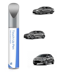 Tinta de Retoque para Carro Kia - Cor Cinza Fosco Aço Metálico (KLM) - Reparo de Arranhões e Lascas - imagem 1