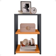 Mesa de Cabeceira com Nicho Basic New Bide – Estilo Retrô em Cinza Nature - imagem 5