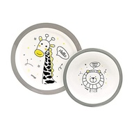 Kit Prato e Tigela Bowl Infantil Zoo - Clingo | Seguro, Durável e Livre de BPA - imagem 3