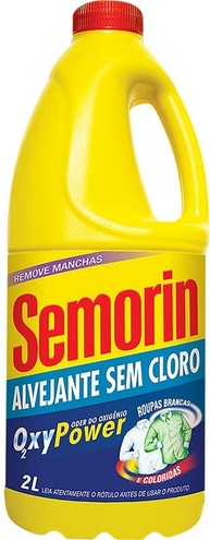 Semorin Alvejante Sem Cloro 2L - Fórmula Poderosa para Remoção de Manchas Difíceis - imagem 1