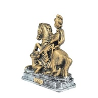 Imagem de São Jorge Ogum em Resina Premium 10 cm - Estátua Detalhada para Altares e Decoração Espiritual - imagem 4